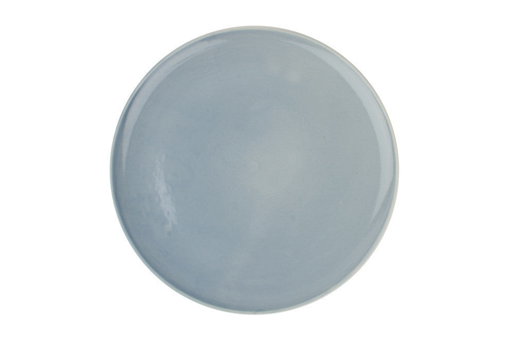 Shell Bisque Dinner Plate Blue - Set of 4