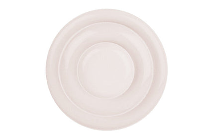 Shell Bisque Tidbit Plate Soft Pink - Set of 4