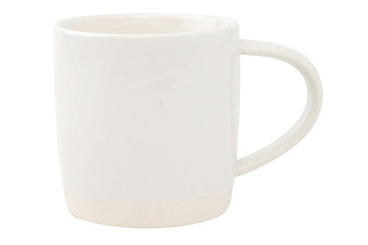 Shell Bisque Mug White - Set of 4