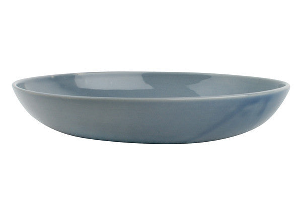Shell Bisque Pasta Bowl Blue - Set of 4