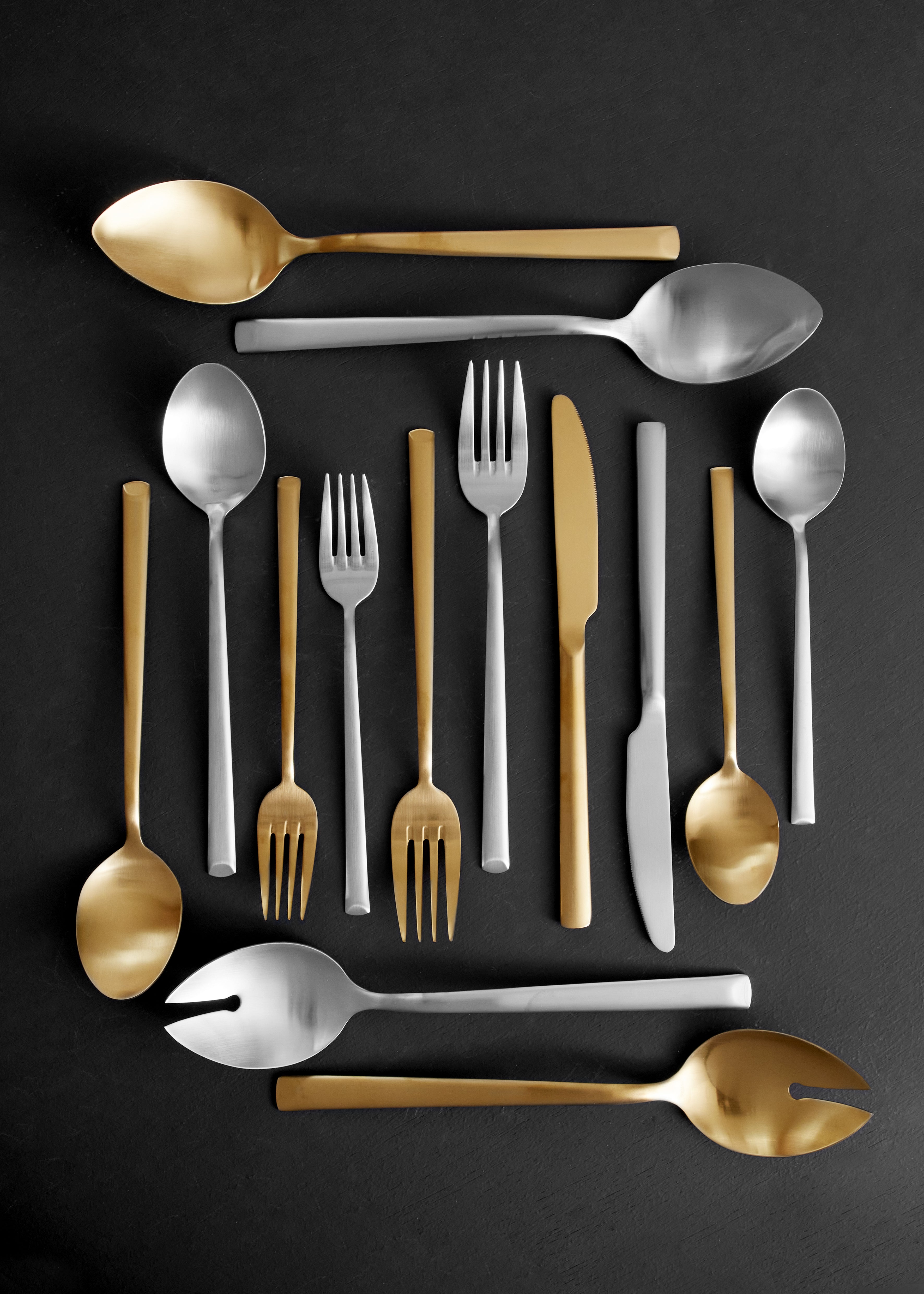 Ellsworth 5-Piece Cutlery Set in Brushed Stainless Steel