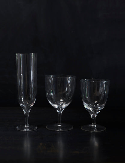Amwell Champagne Glass in Clear- Set of 4