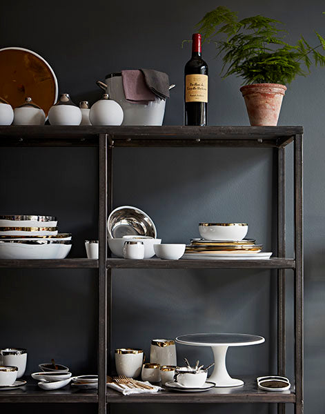Dauville Platter in Platinum