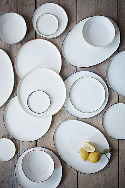 Abbesses Small Platter Black Rim