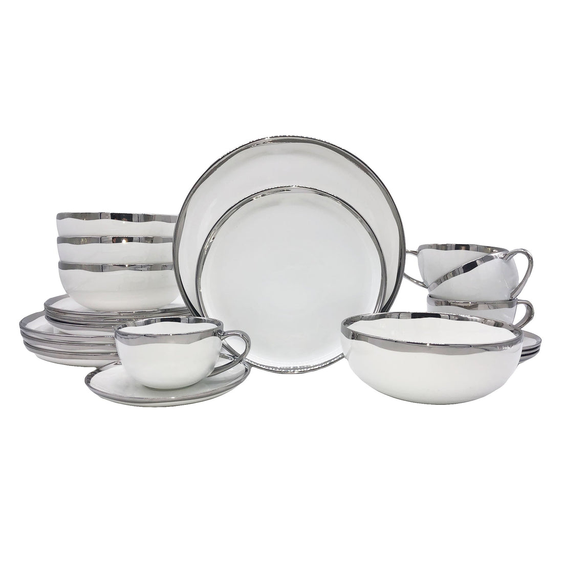 Dauville 20-Piece Service for 4 - Platinum