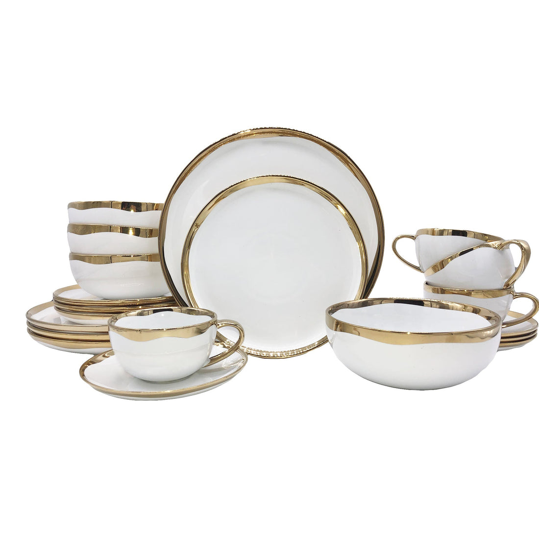 Dauville 20-Piece Service for 4 - Gold