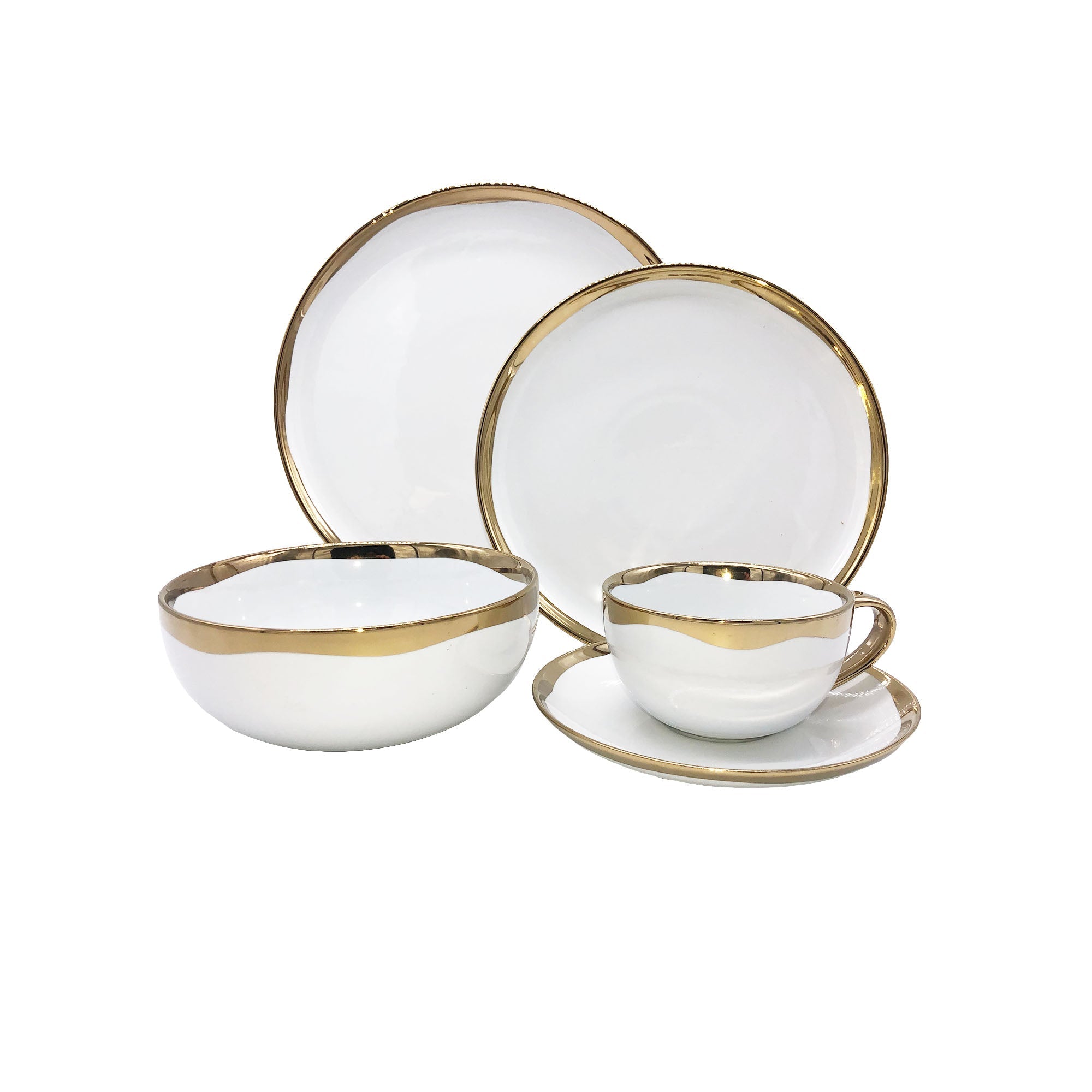 Dauville 5-Piece Service for 1 - Gold
