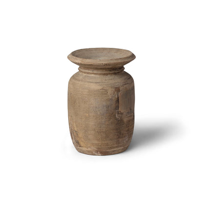 Saroj Found Teak Wood Oil Pot