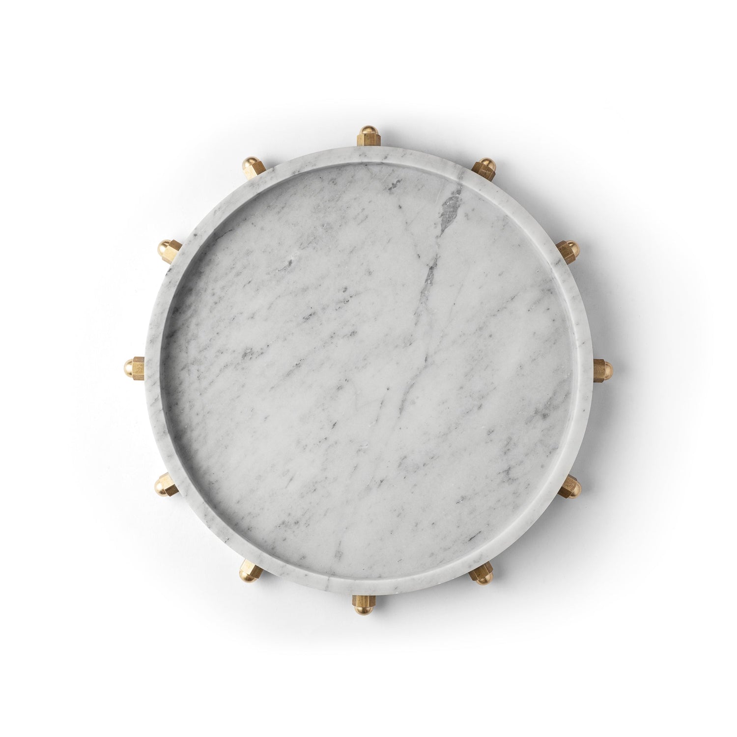 Bolt Tray - Carrara Marble