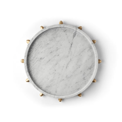 Bolt Tray - Carrara Marble