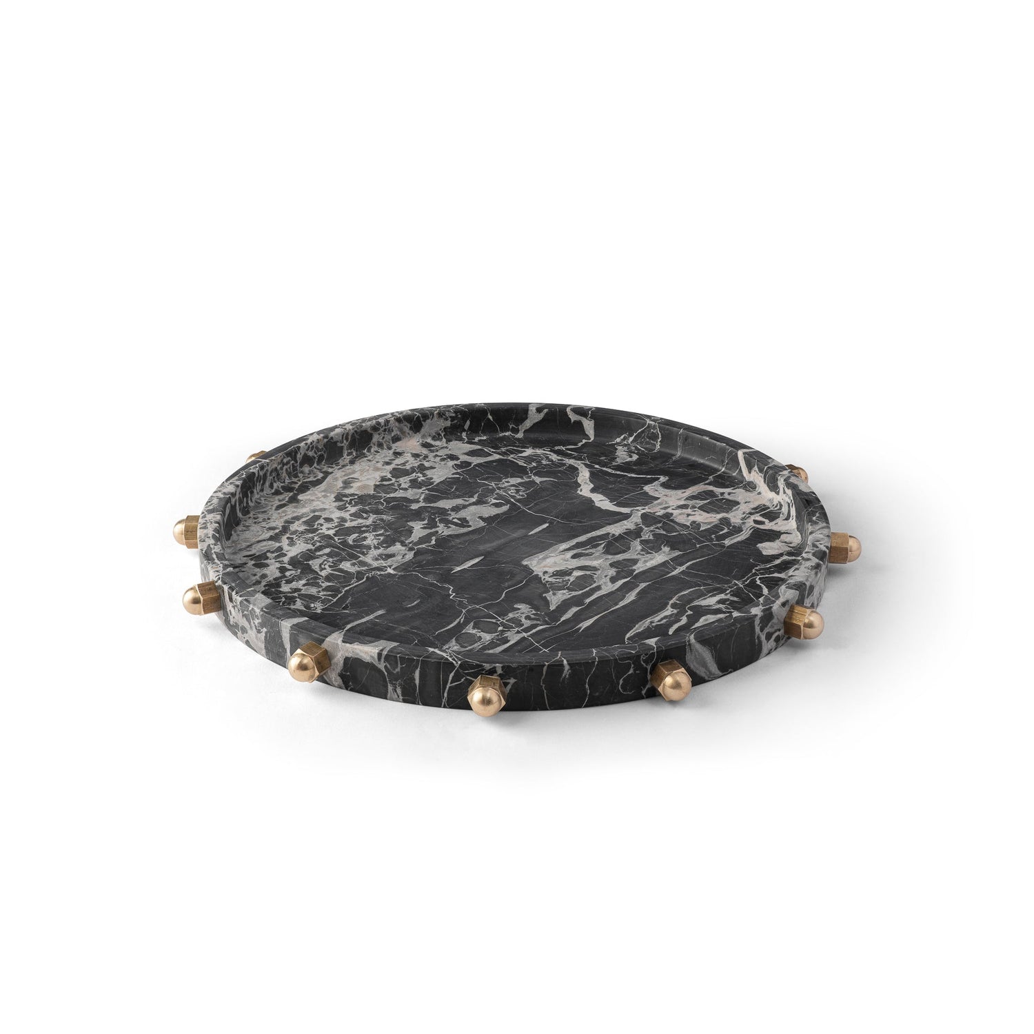 Bolt Tray - Portoro Marble