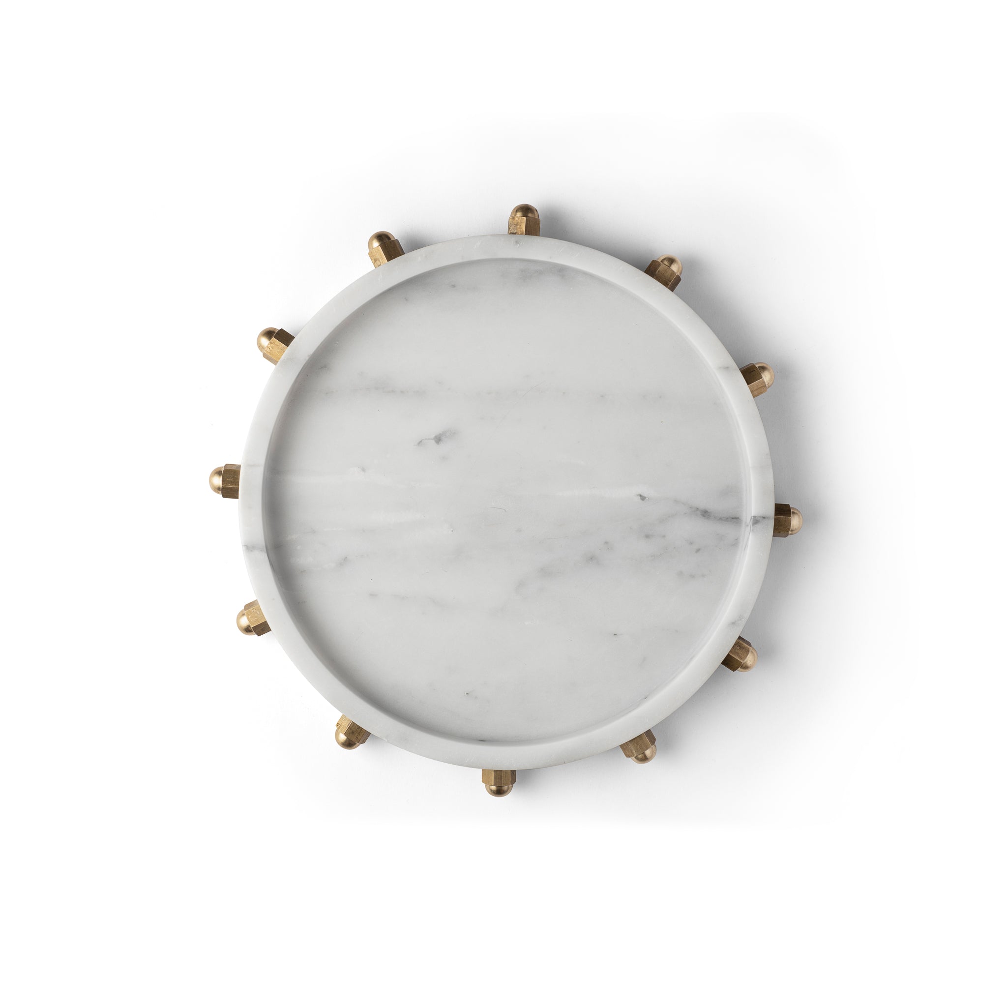 Bolt Tray - Carrara Marble