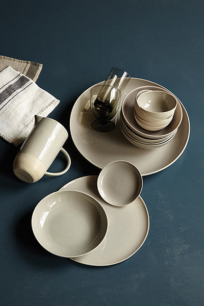 Shell Bisque Salad Plate White - Set of 4