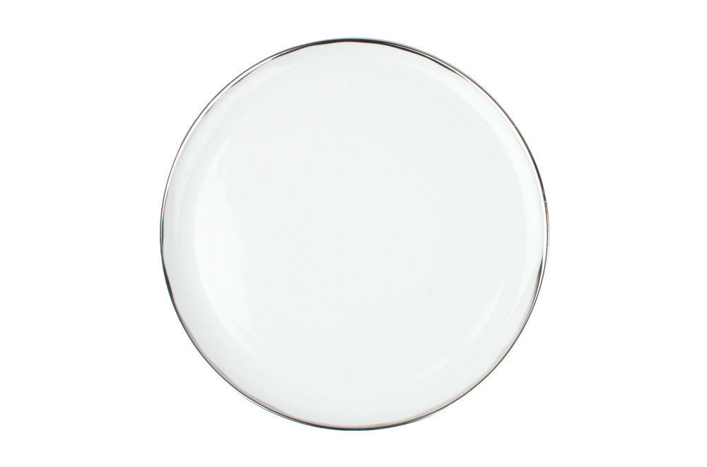 Dauville Dinner Plate in Platinum - Set of 4