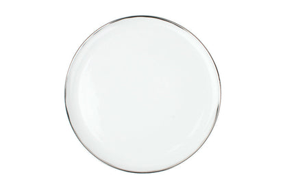 Dauville Dinner Plate in Platinum - Set of 4