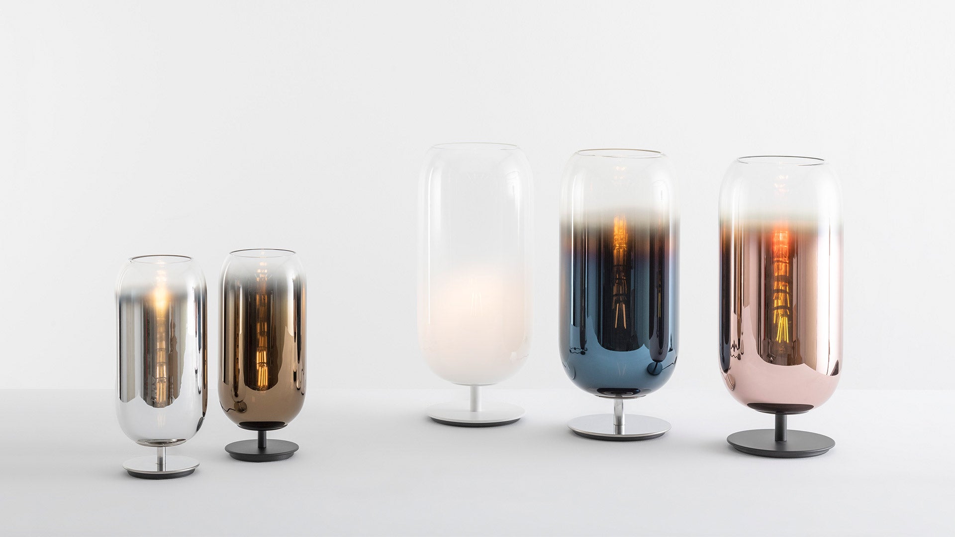 Gople Classic Table Lamp - Smoked White