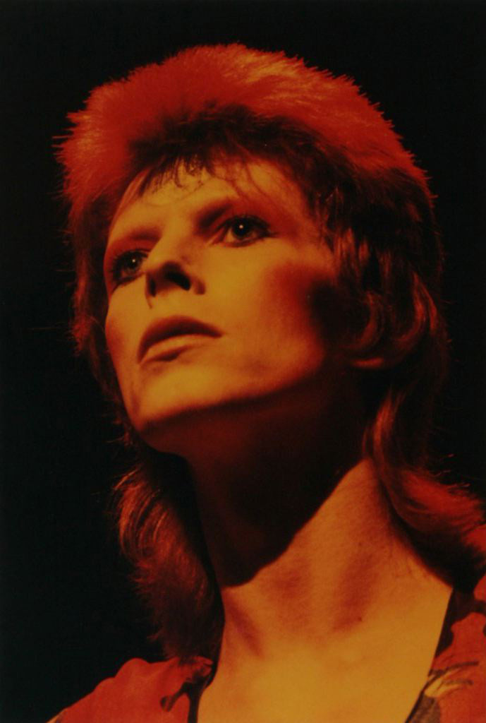 Mick Rock (1948)  David Bowie, Retirement Gig, Hammersmith,
 Odeon, 1973