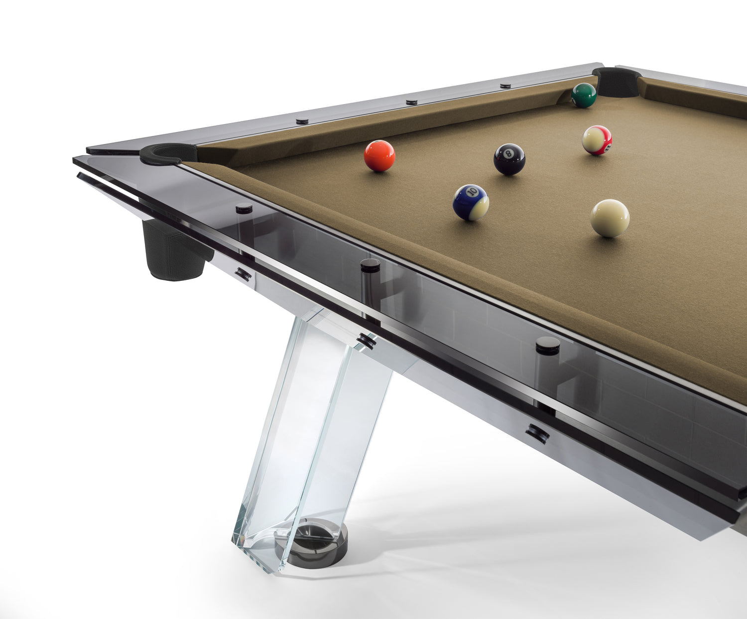 Filotto Classic Smoked Glass Pool Table
