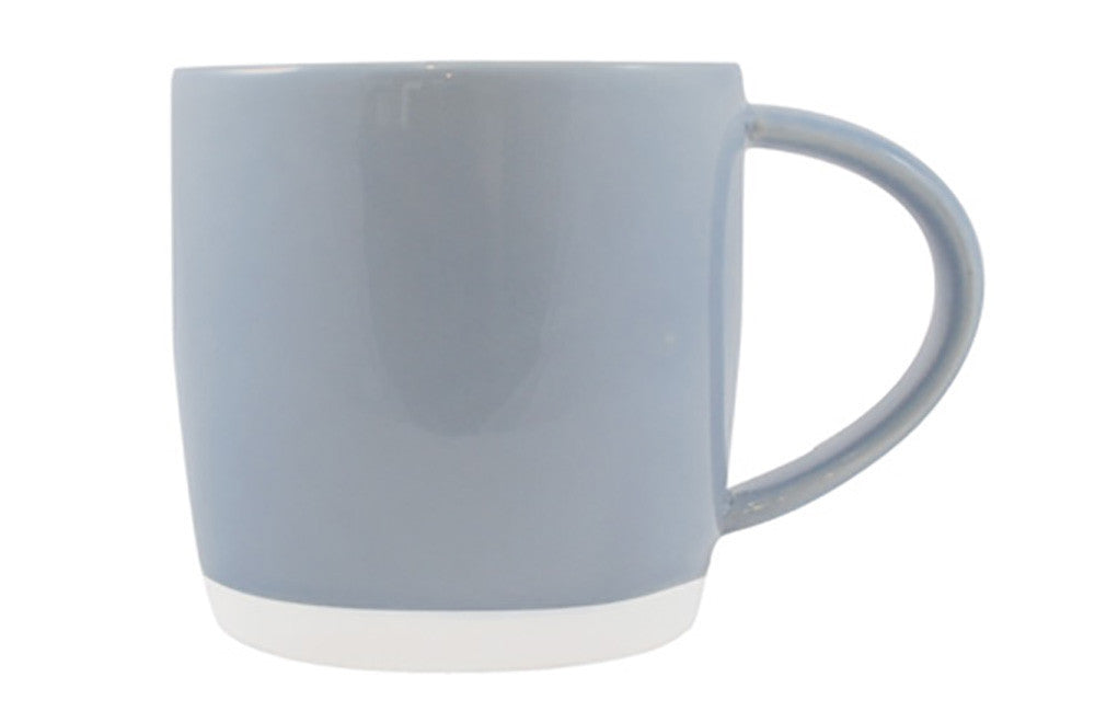 Shell Bisque Mug Blue - Set of 4